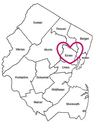 Essex County NJ and Neighboring Areas